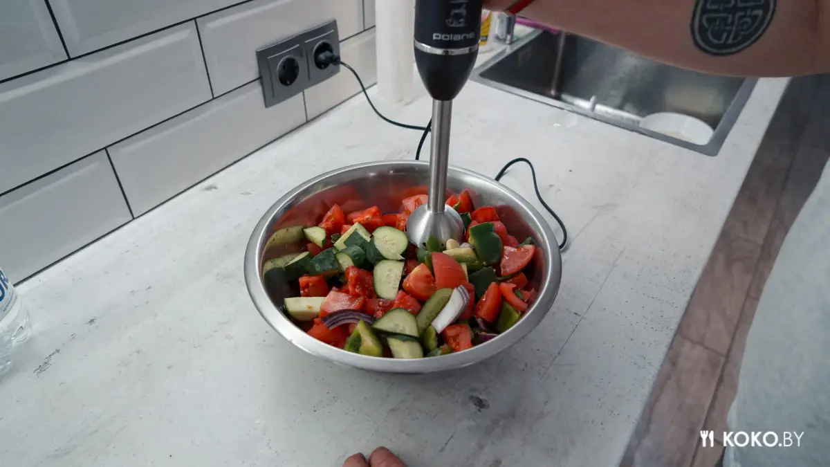 Готовим за 20 минут гаспачо - самый простой и вкусный летний суп в мире! - фото - 12
