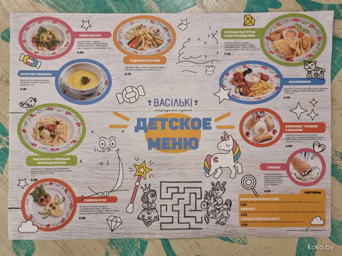 Борщик с курочкой или котлетки из совы? Собрал заведения, где есть детское меню для малых - фото - 2