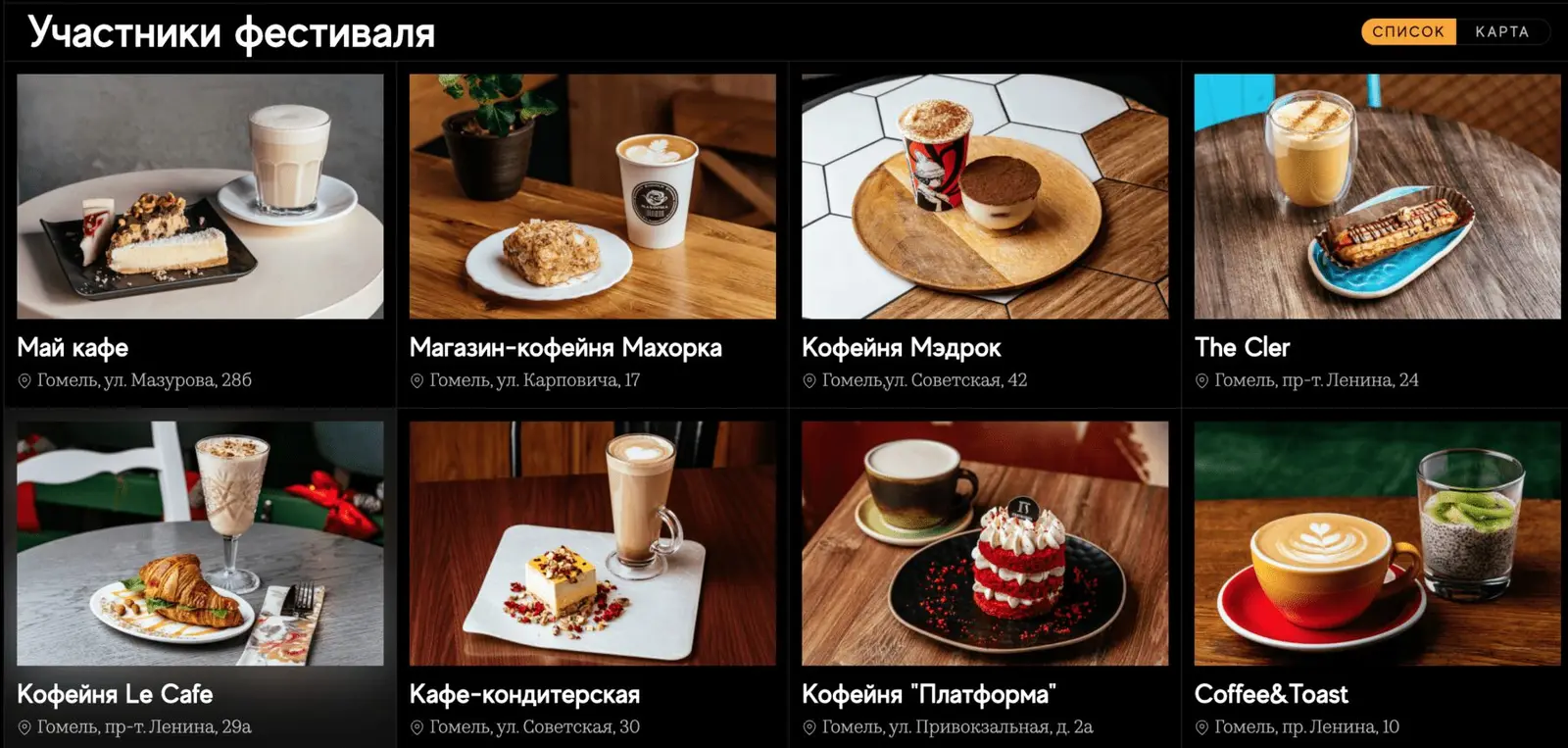 Антикризисный сет «Кофе плюс десерт за 9р» в четырёх городах участвующих в «Гастрофест. Кофе» - фото - 11