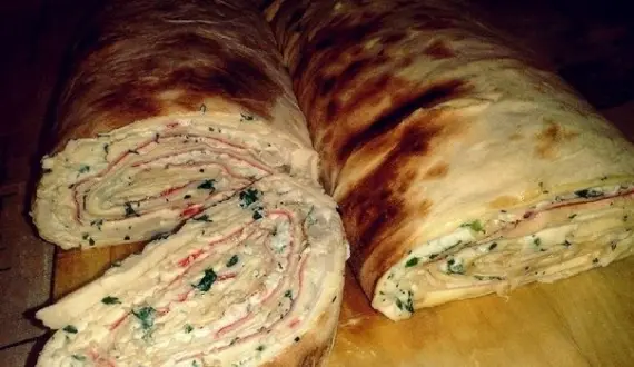 Закуски: Рулет Крабовый