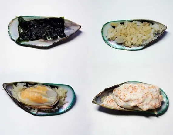 Морепродукты: Запечённые мидии