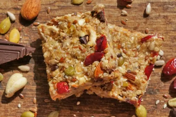 Десерты: Шоколадно-ореховые питательные батончики (protein bars)