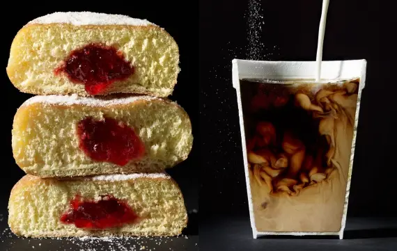 Смешная еда: Половина еды, вкусные фотографии в разрезе