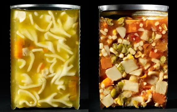 Смешная еда: Половина еды, вкусные фотографии в разрезе