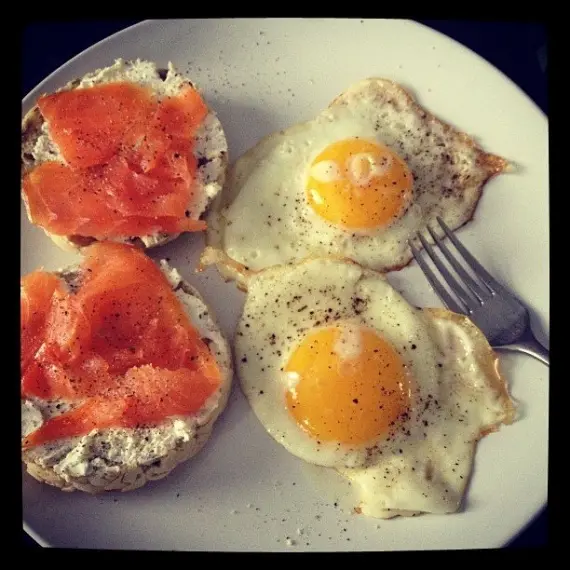 Instagram food: Завтрак яичный
