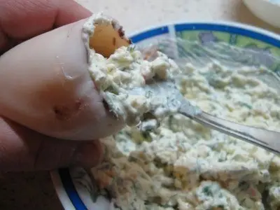 Морепродукты: Фаршированные кальмары