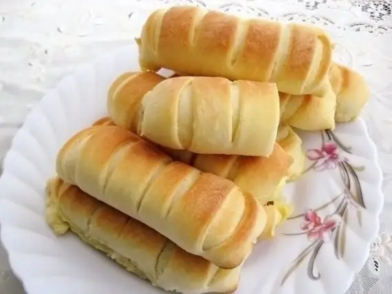 Выпечка: ФОТО РЕЦЕПТ: Булочки с плавленым сыром