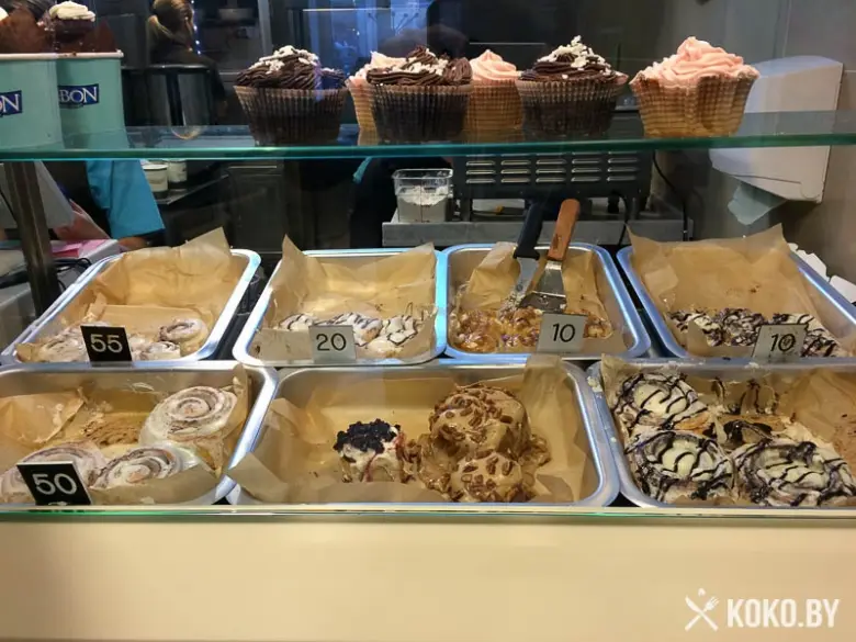 Заведения: Встречаем: Более вместительный «Cinnabon (Синнабон) » на проспекте Независимости, 19