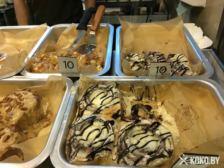 Заведения: Встречаем: Более вместительный «Cinnabon (Синнабон) » на проспекте Независимости, 19
