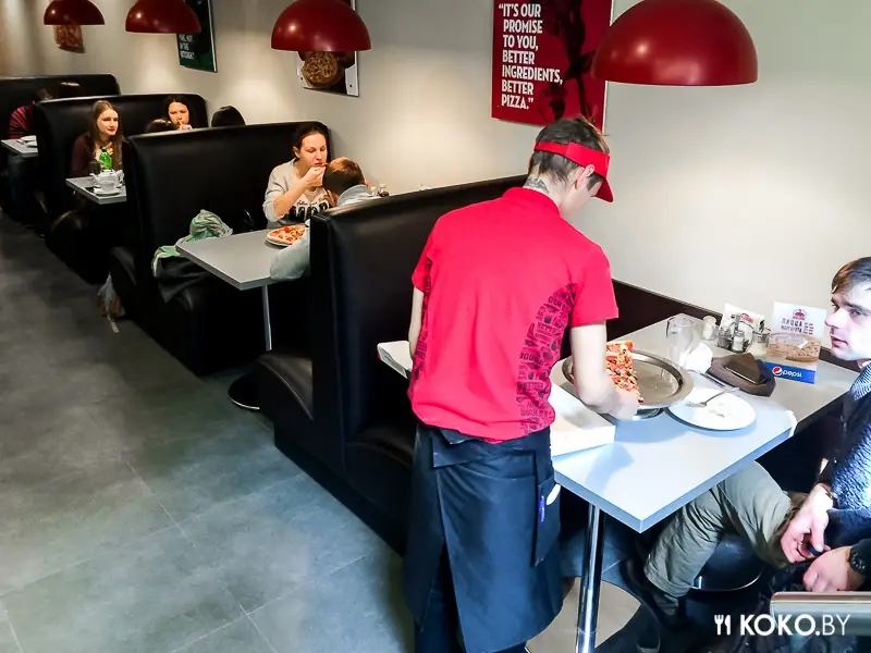 Заведения: Пиццерия «Papa John’s (Папа Джонс)» покоряет Минск