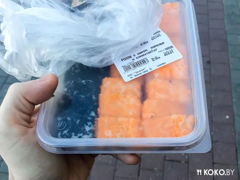 Фотоотчеты: Суши из универсама «Златогорский» — всегда вкусные и свежие