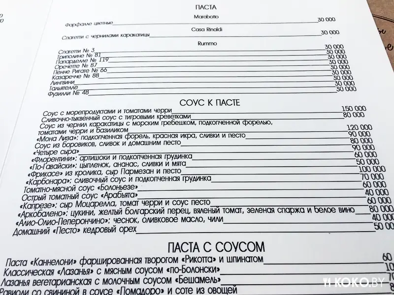 Заведения: В поисках самой вкусной и адекватной пасты — кафе «Don Сoffe'on (Дон Кофе'он)» в Верхнем Городе