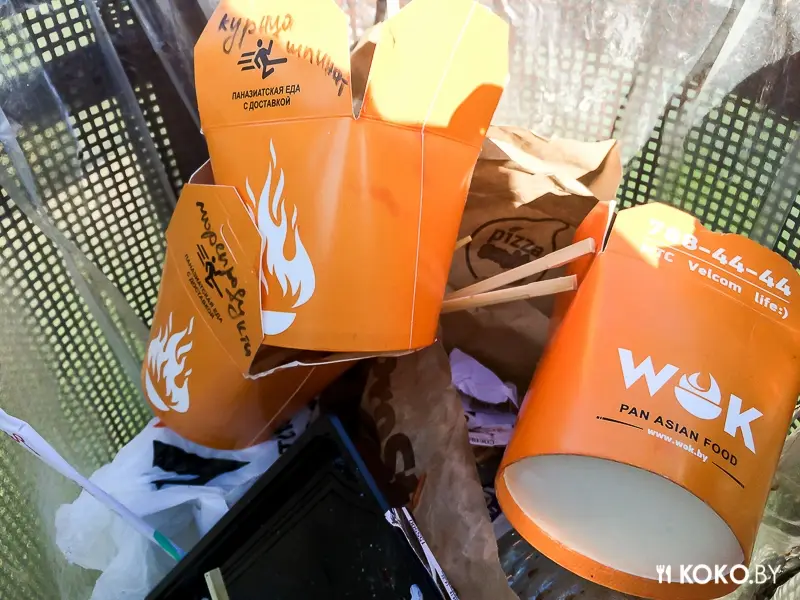 Заведения: Доставка китайской еды «WOK (Вок)» — когда коробка с лапшой действительно большая, но толку мало!