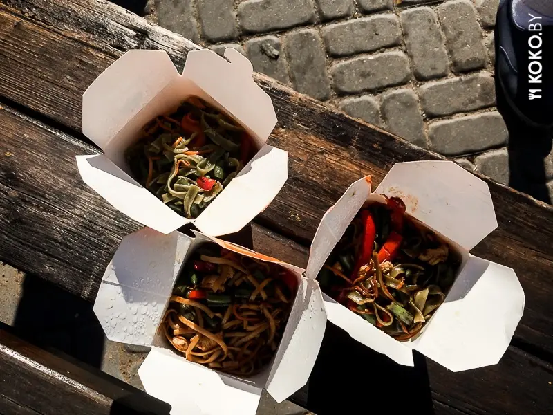 Заведения: Доставка китайской еды «WOK (Вок)» — когда коробка с лапшой действительно большая, но толку мало!