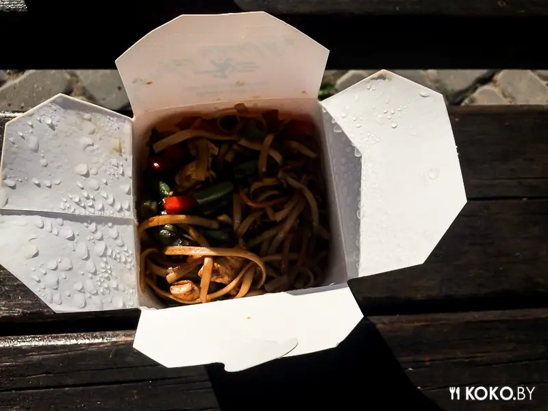 Заведения: Доставка китайской еды «WOK (Вок)» — когда коробка с лапшой действительно большая, но толку мало!