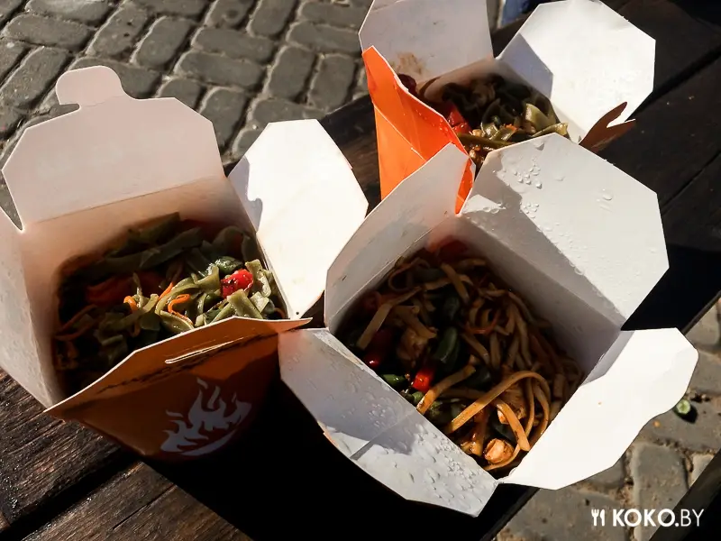 Заведения: Доставка китайской еды «WOK (Вок)» — когда коробка с лапшой действительно большая, но толку мало!
