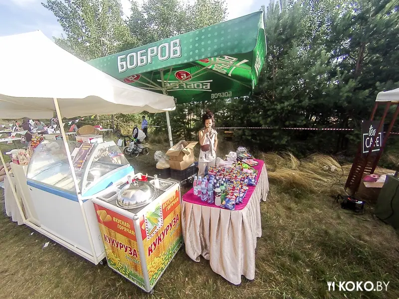 Фотоотчеты: Эко мороженое за 50 000, шашлык, френч-доги и бургеры. Авиафестиваль на аэродроме Боровая
