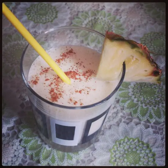 Instagram food: Милк шейк с ананасом