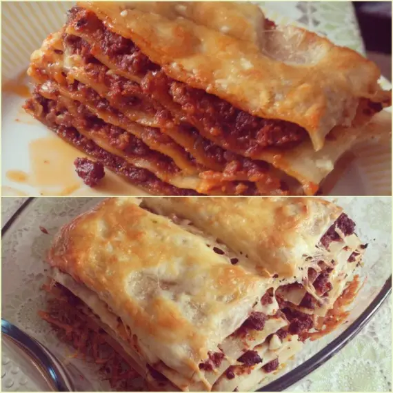 Instagram food: Лазанья с мясным фаршем