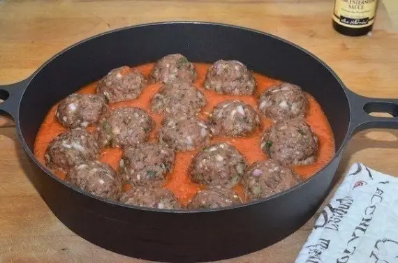 Мясо: Мясные шарики по-итальянски