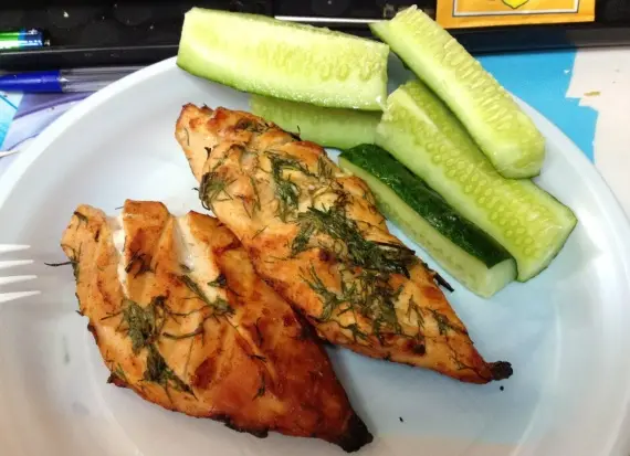 Instagram food: Кура на углях