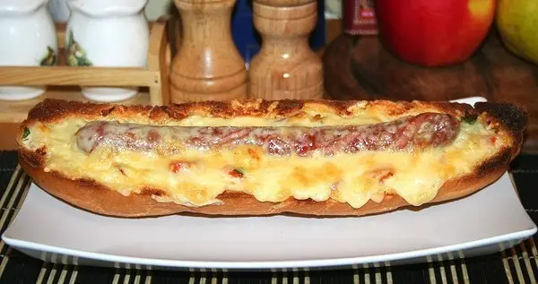 Закуски: ФОТО РЕЦЕПТ: Хот-дог «Индейская лодка»