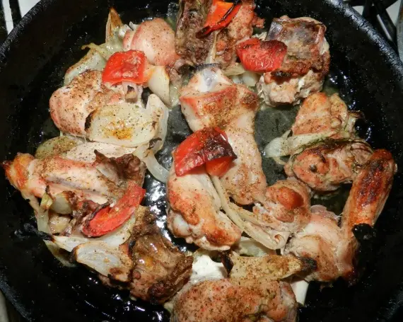Instagram: Субботний ужин: Чахохбили из курицы в духовке