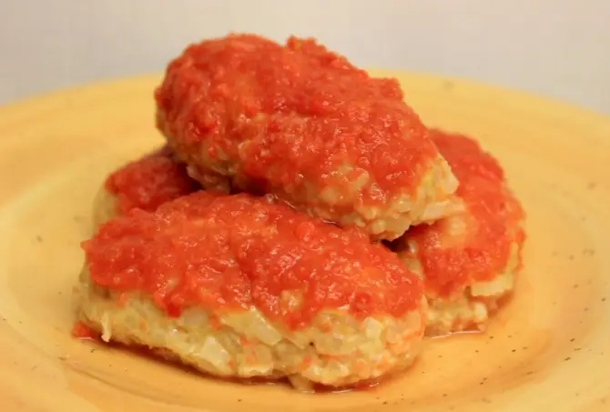 Мясо: Ленивые голубцы мясом наружу