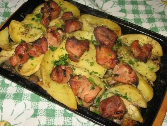 Мясо: ФОТО РЕЦЕПТ: Слоеное жаркое