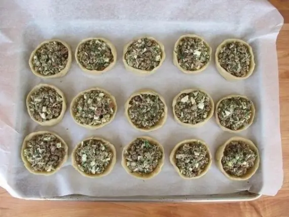 Выпечка: ФОТО РЕЦЕПТ: «Мини пирожки с мясом»