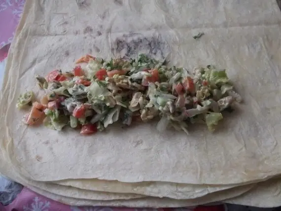 Закуски: Шаурма по-домашнему