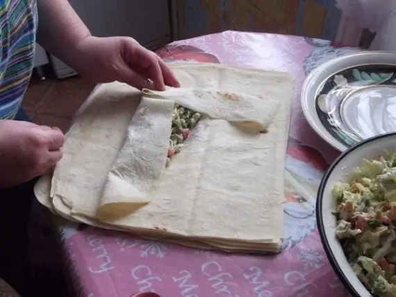 Закуски: Шаурма по-домашнему