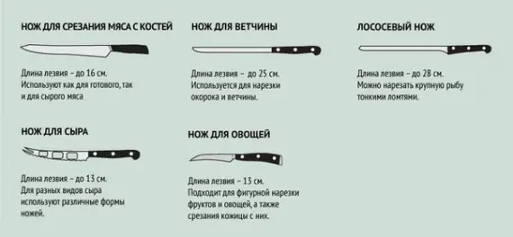 Советы: Вкусное о еде: А что вы знаете о кухонных ножах?