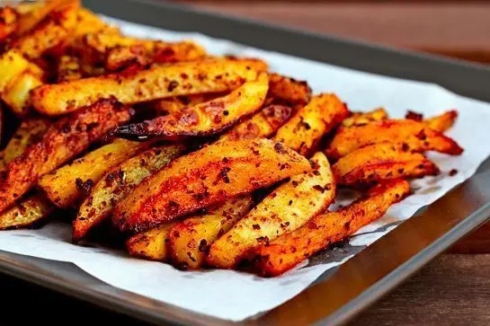 Овощи и гарниры: ФОТО РЕЦЕПТ: Ароматный картофель фри, запеченный в духовке
