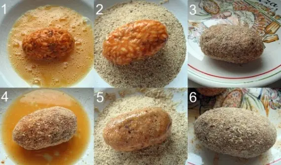 Кухни мира: ФОТО РЕЦЕПТ: Крокеты с сыром (Итальянские рисовые шарики)