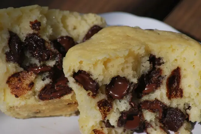 Выпечка: Маффины с кусочками жидкого шоколада