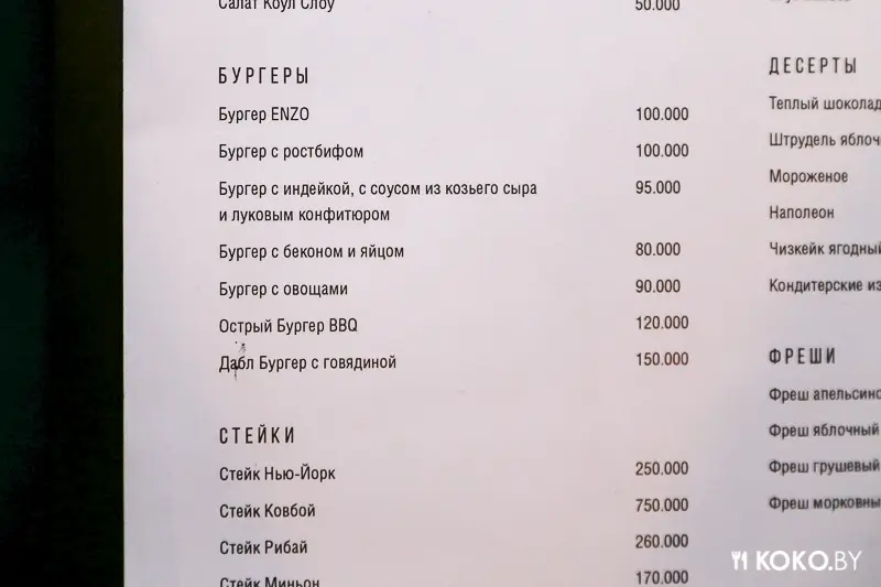 Заведения: Как поживает кафе старый «ENZO» после долгожданного обновления?