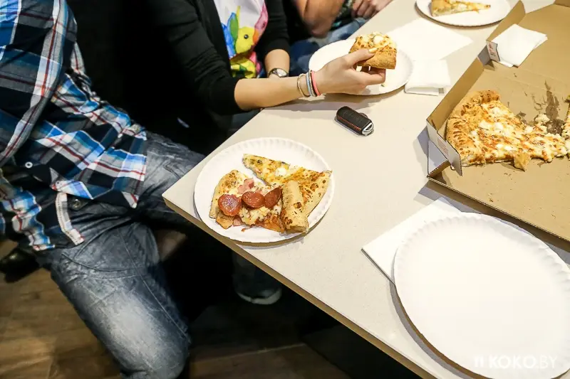 Фотоотчеты: Все, что вы хотели знать о первой в Минске «Domino's Pizza»