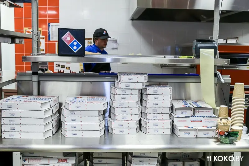 Фотоотчеты: Все, что вы хотели знать о первой в Минске «Domino's Pizza»