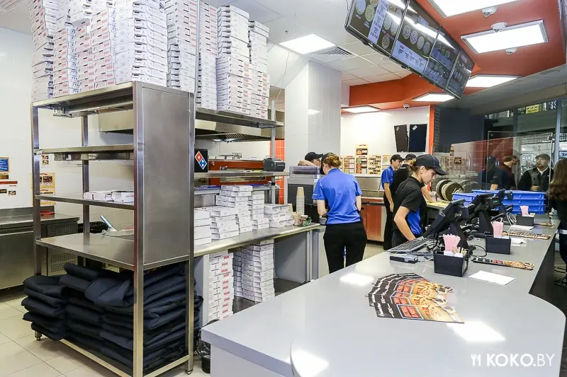 Фотоотчеты: Все, что вы хотели знать о первой в Минске «Domino's Pizza»