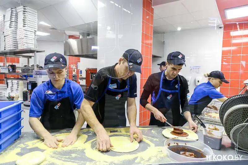 Фотоотчеты: Все, что вы хотели знать о первой в Минске «Domino's Pizza»