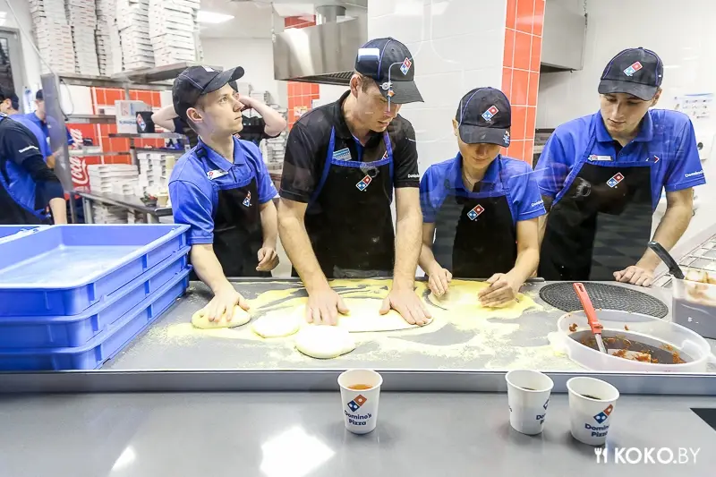 Фотоотчеты: Все, что вы хотели знать о первой в Минске «Domino's Pizza»