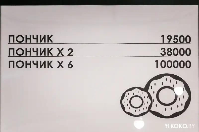 Кафе «Donut point» — вторая пончиковая на днях открывается в Минске