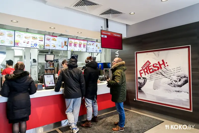 Третий по счету ресторан «KFC» открывается в самом выгодном районе Минска