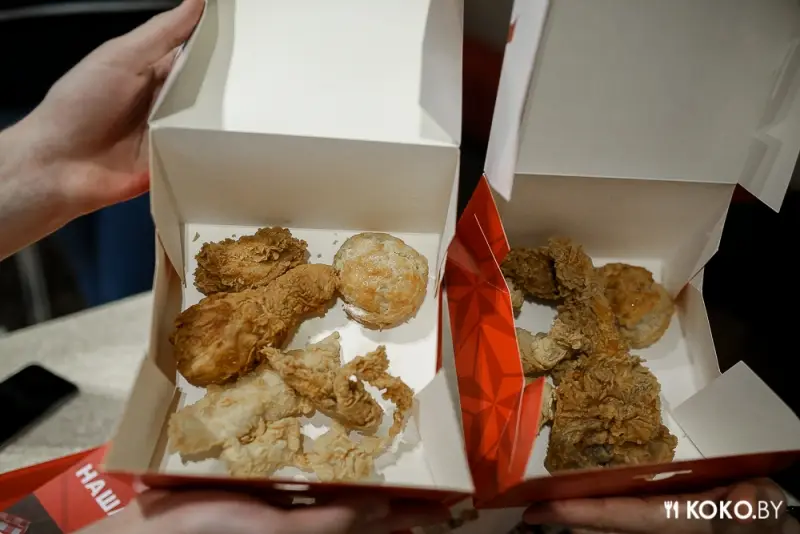 Фотоотчеты: 130$ на обеды: безумная давка в день открытия «Texas Chicken» в Минске