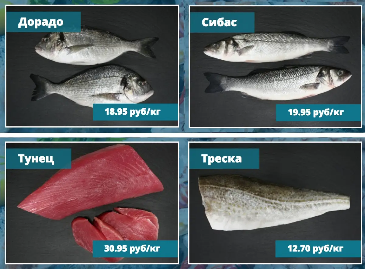 Заведения: В лавку «Море Фиш» ради мощного стейка лосося на гриле за 11,30 рубля
