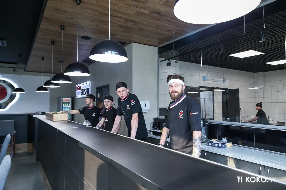 Минск: Новый суши-бар «Prosushi» откроется в крупном теннисном центре на Спортивной