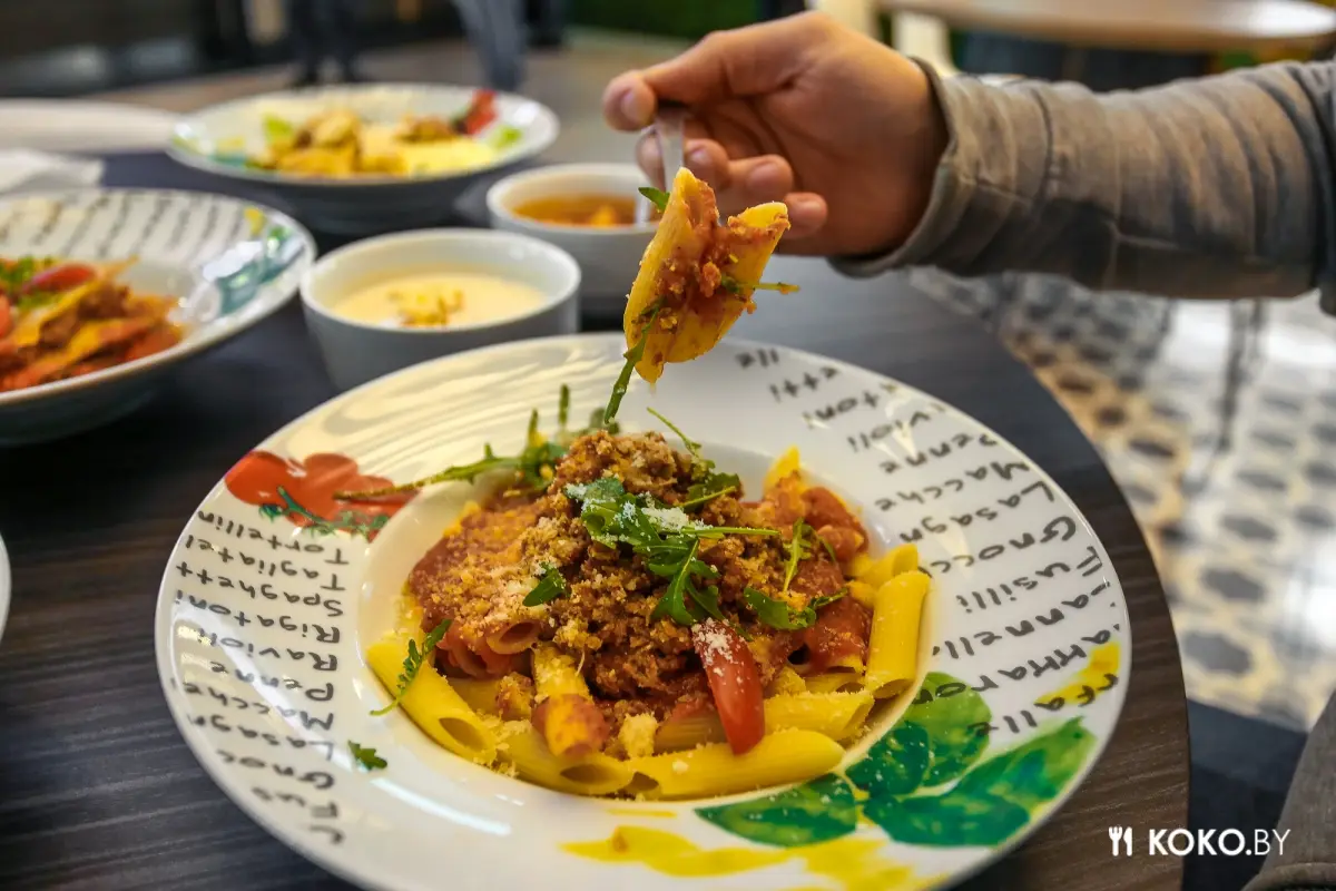 Заведения: Новый «Pasta Bar» с крафтовой пастой и винишком в торговом центре «Galleria Minsk»