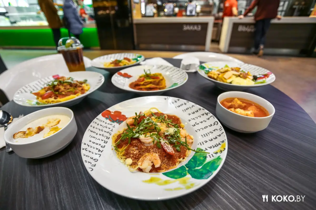 Заведения: Новый «Pasta Bar» с крафтовой пастой и винишком в торговом центре «Galleria Minsk»