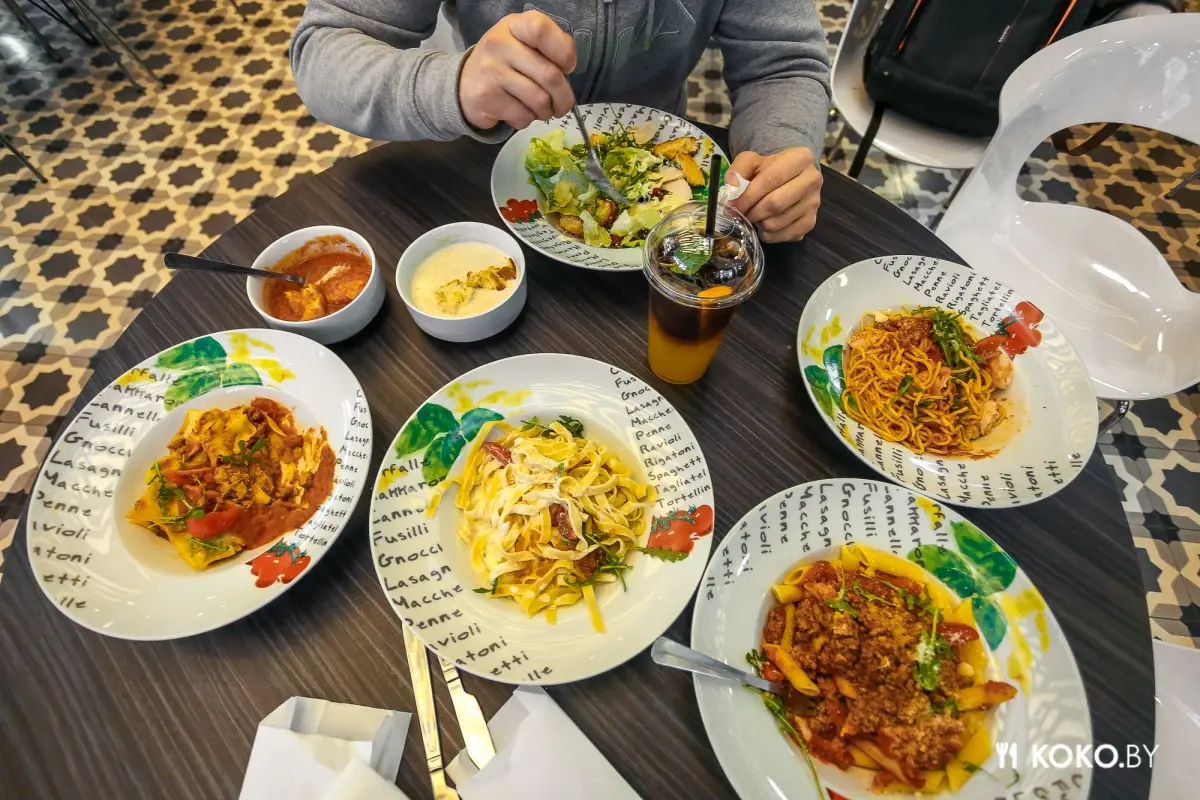 Заведения: Новый «Pasta Bar» с крафтовой пастой и винишком в торговом центре «Galleria Minsk»